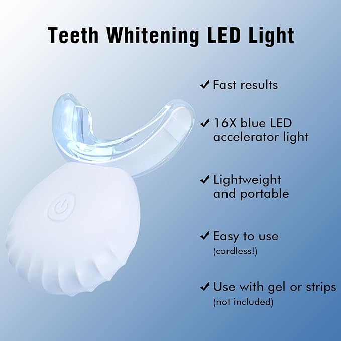 Rechargeable Teeth Whitening Light Kit